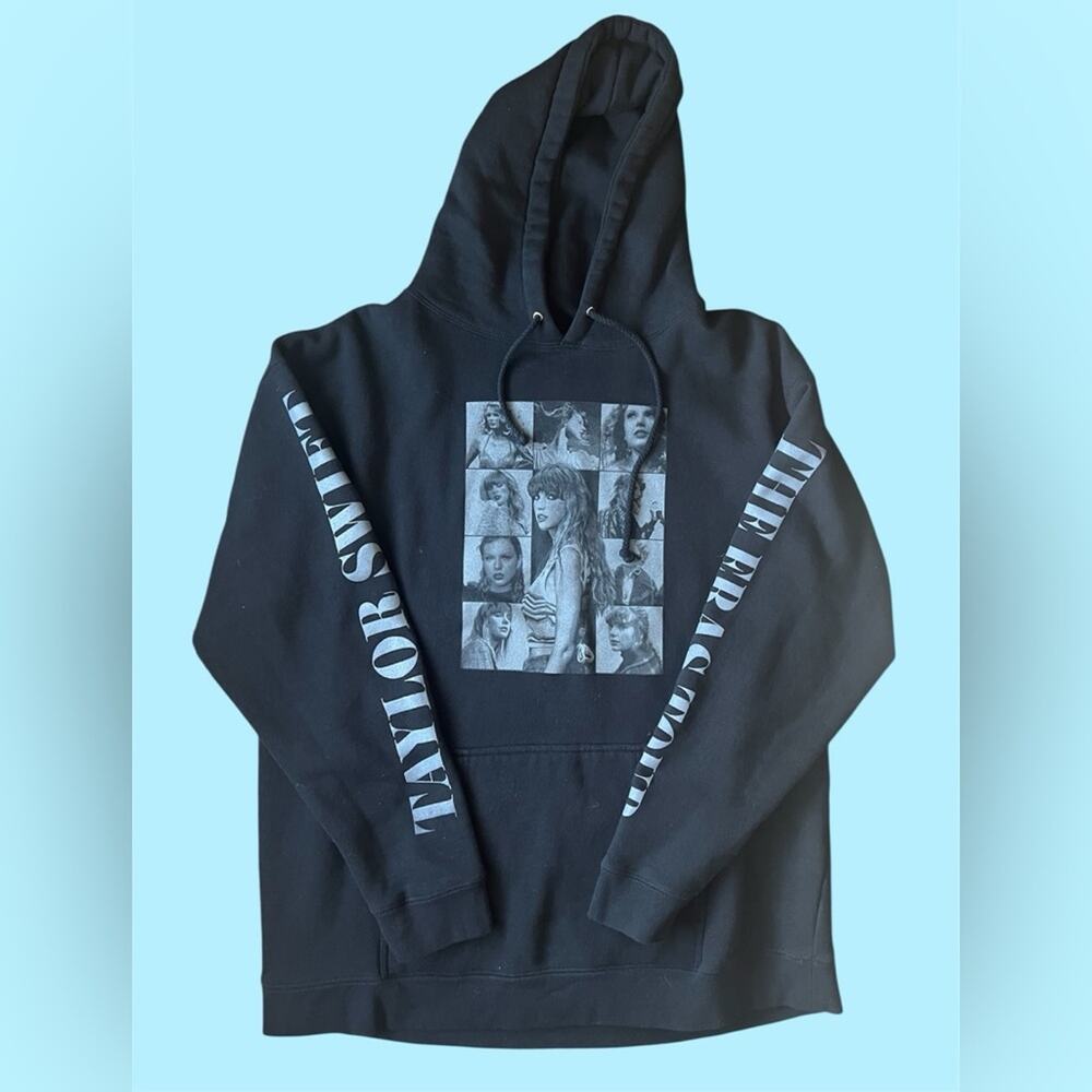 Taylor Swift Original Eras Tour Hoodie Black Oversize sweatshirt